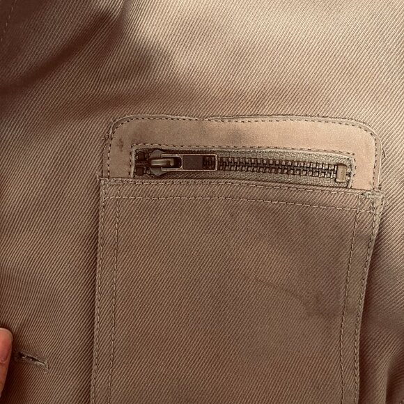 Diesel Cotton Military Utility Jacket Blazer S olive green - Picture 6 of 10